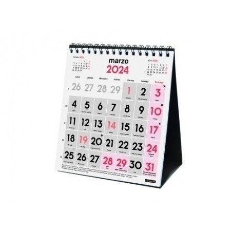 Calendario finocam 2024 sobremesa números grandes
