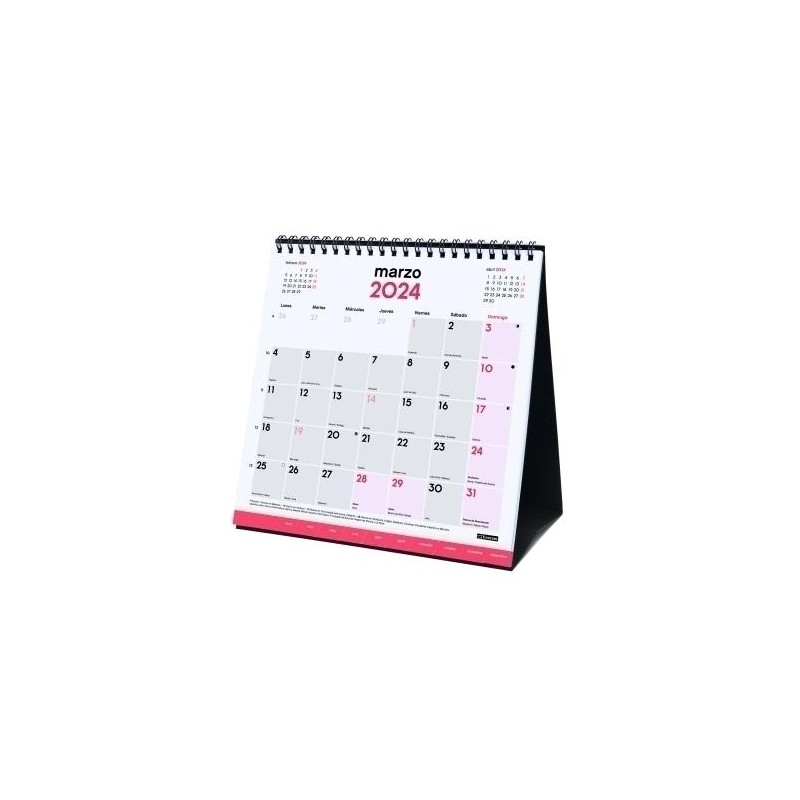 Calendario finocam 2024 sobremesa pestañas mensual Calendario finocam 2024 sobremesa pestañas mensual