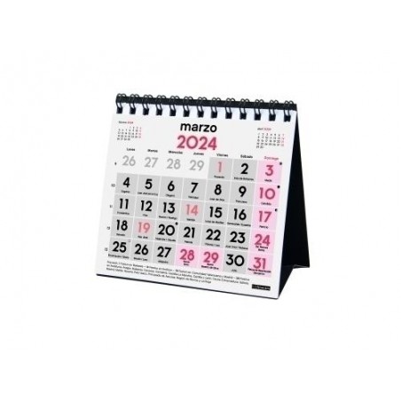Calendario finocam 2024 sobremesa números grandes