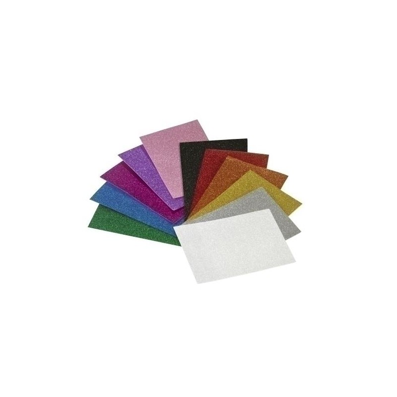 Goma eva purpurina 40x60 verde Goma eva purpurina 40x60 verde