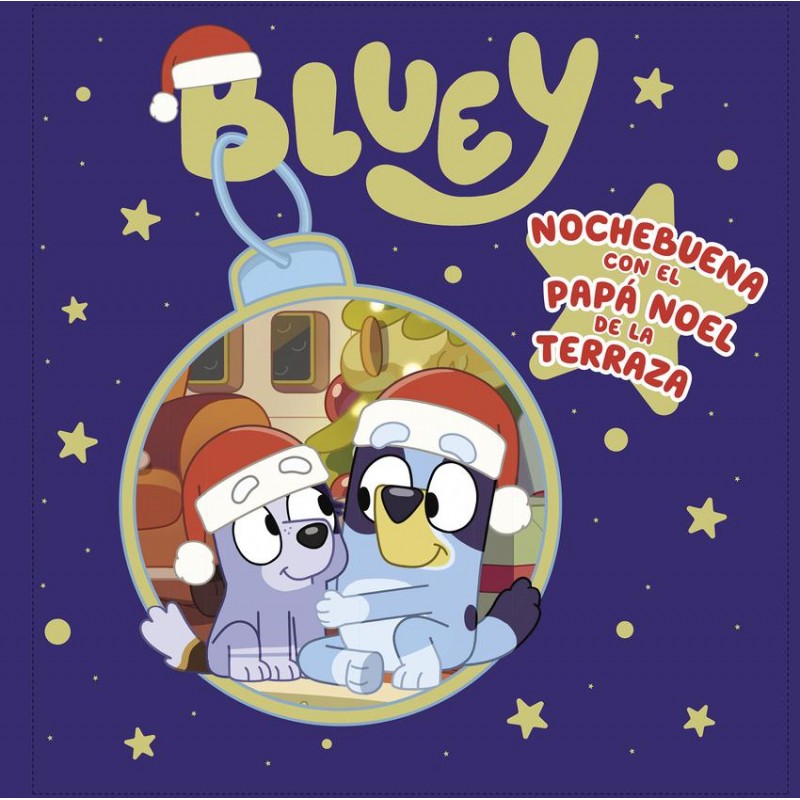 Bluey  Un cuento - Nochebuena con el Papa Noel de 