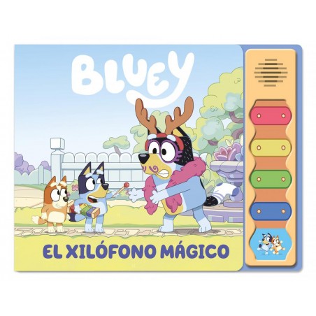 Bluey  Libro con sonidos - El Xilófono Mágico