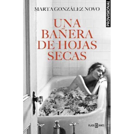 Una bañera con hojas secas
