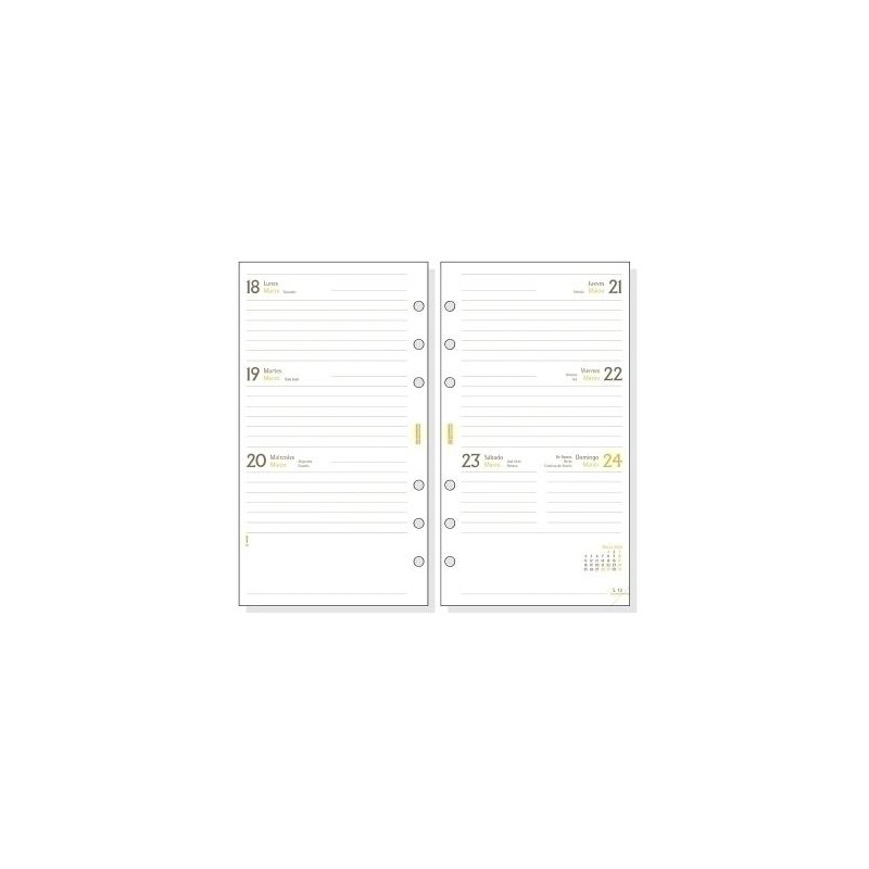 Recambio agenda anual finocam C999 classic 609 s/v Recambio agenda anual finocam C999 classic 609 s/v
