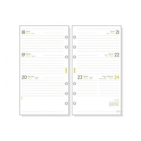 Recambio agenda anual finocam C999 classic 609 s/v