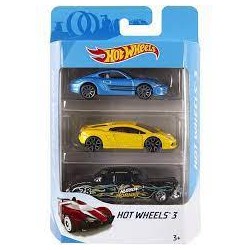 Vehículos Hot Wheels Pack 3 coches