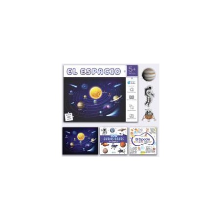 Espacio  el  caja magica  libro   puzle 100 piezas
