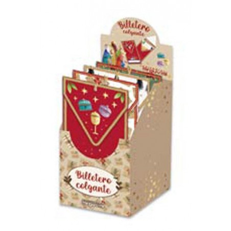 Billetero colgante árbol navidad 4 modelos