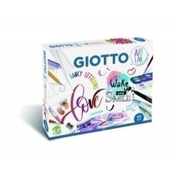 Set juego giotto art lab fancy lettering