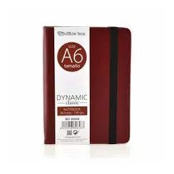 Notebook A6 dynamic 96 hojas 100 gramos rojo