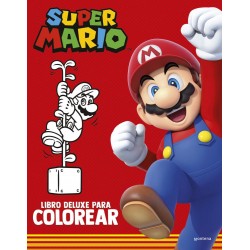 Super Mario  libro para colorear deluxe