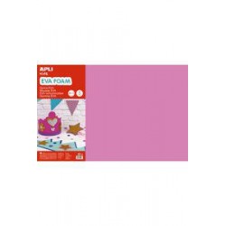 Goma eva rosa 40x60cm 2mm apli