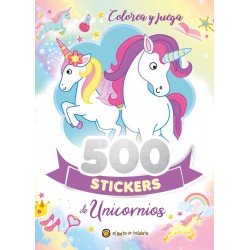 500 sticker de unicornios