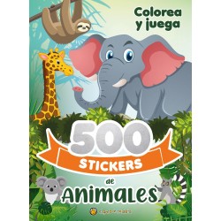 500 stickers de animales