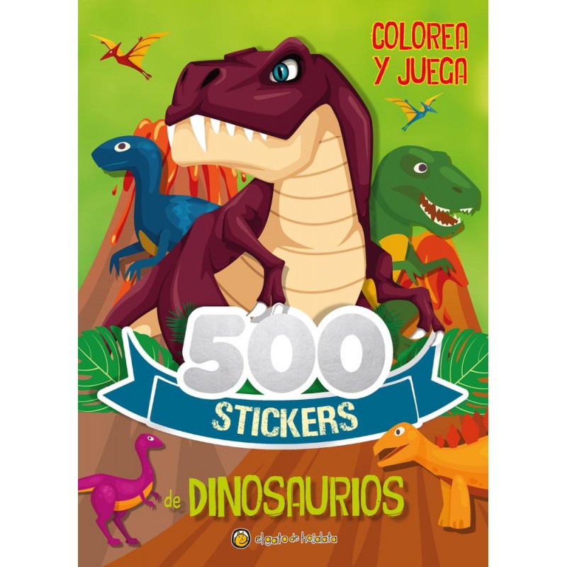 500 Stickers de Dinosaurios