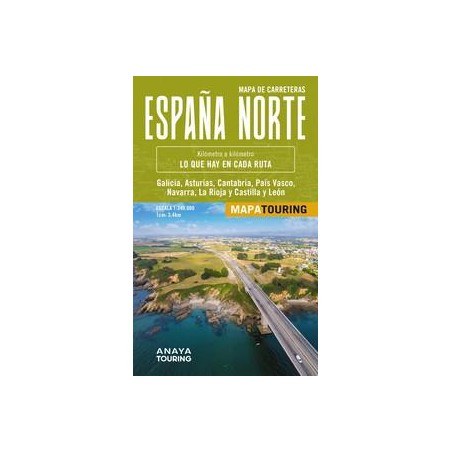 Mapa de carreteras de España Norte 1 340 000 -  de