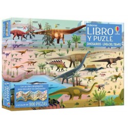 Dinosaurios  Línea del tiempo  Libro y puzzle