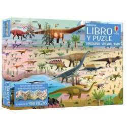 Dinosaurios  Línea del tiempo  Libro y puzzle
