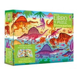 Dinosaurios  Libro y puzzle
