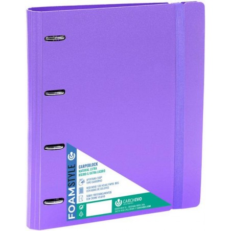 Carpebloc carchivo soft pp foam A4 4 anillas 35mm