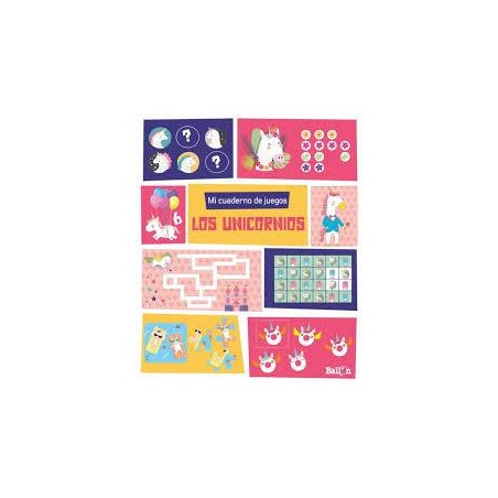 Mi cuaderno de juegos los unicornios