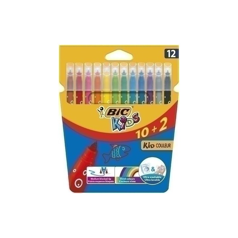 Rotuladores bic kids 12 colores Rotuladores bic kids 12 colores