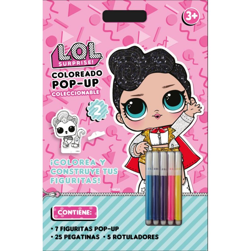 Coloreafdo pop up nº 2 LOL surprise Coloreafdo pop up nº 2 LOL surprise