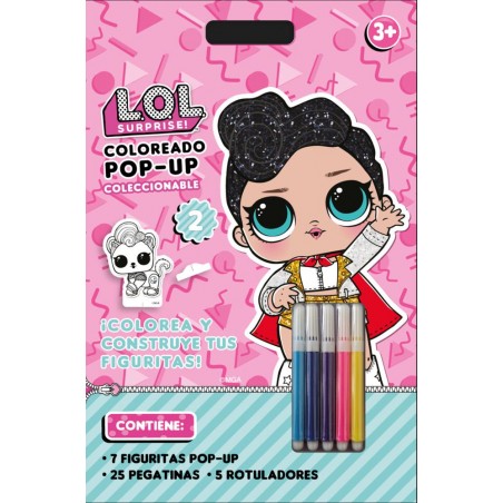 Coloreafdo pop up nº 2 LOL surprise