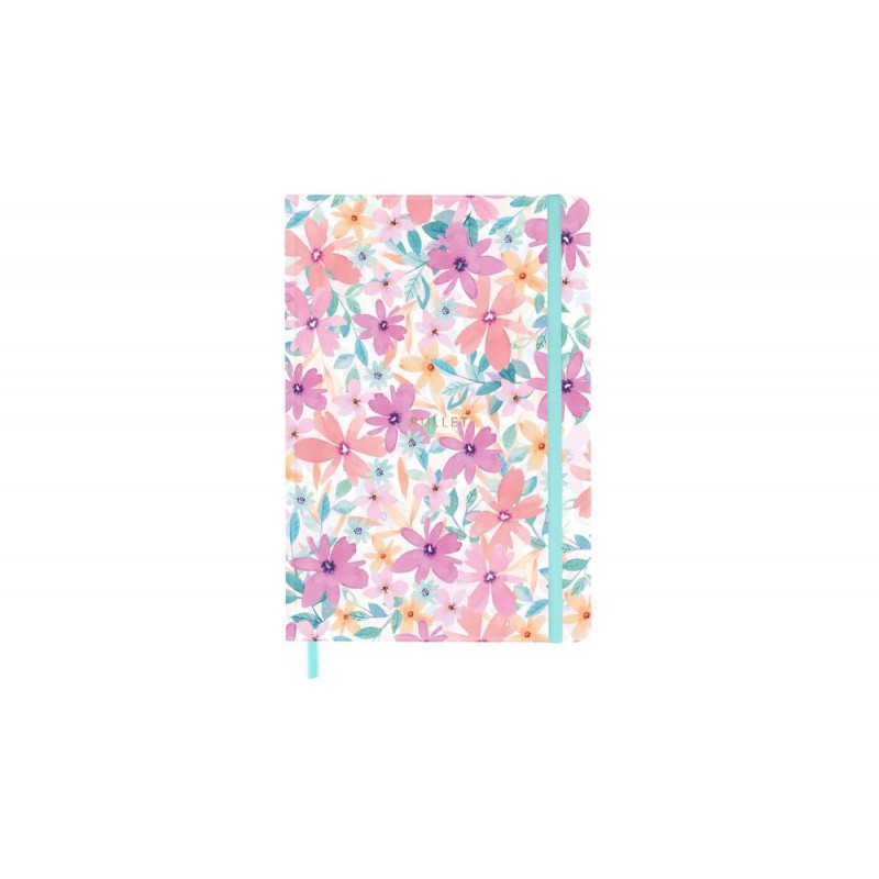 Libreta A5 con goma Bullet journal mari Libreta A5 con goma Bullet journal mari