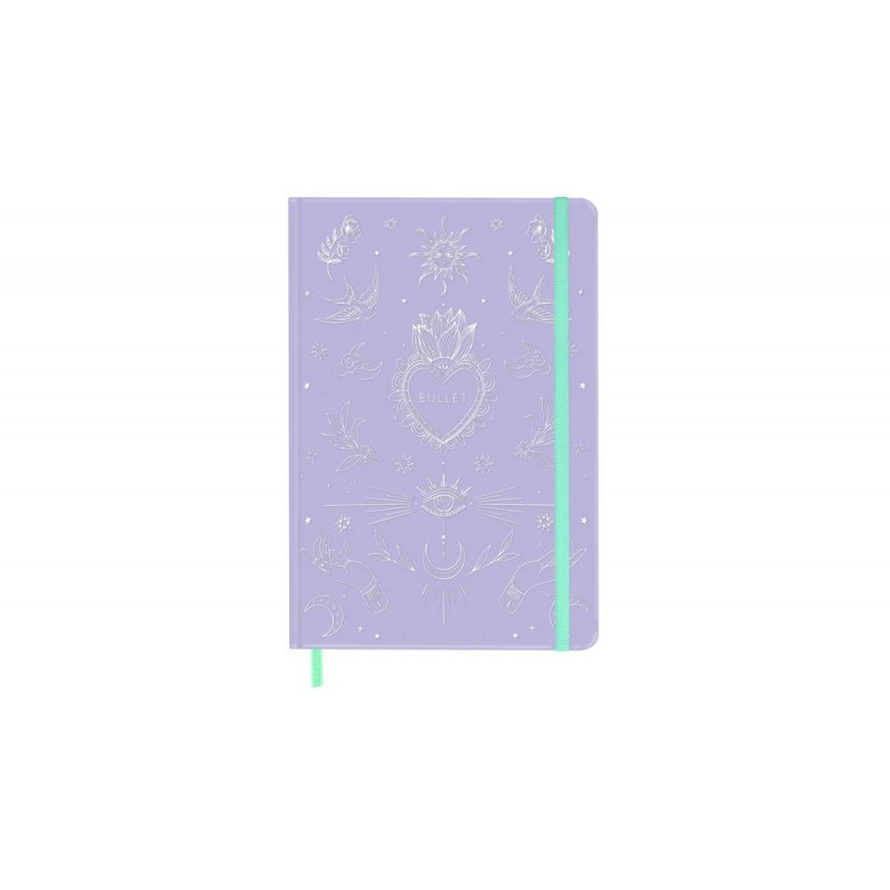 Libreta A5 con goma Bullet jounal sacro Libreta A5 con goma Bullet jounal sacro