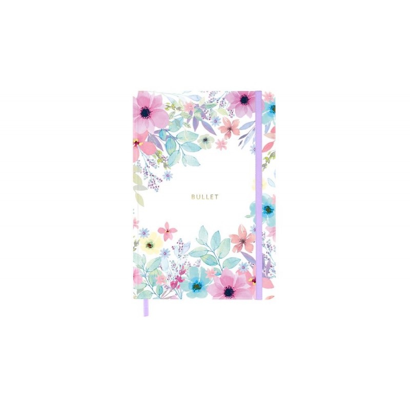 Libreta A5 con goma Bullet journal viviana Libreta A5 con goma Bullet journal viviana