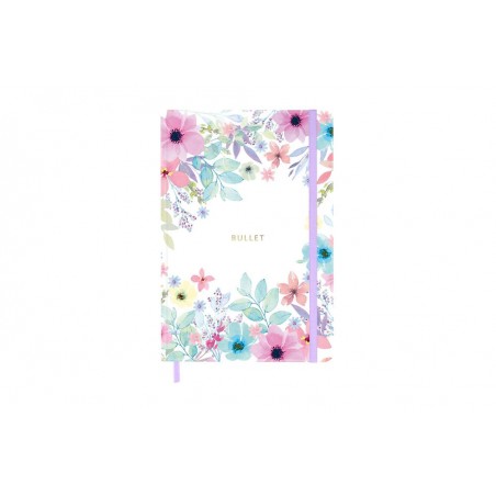 Libreta A5 con goma  Bullet journal viviana