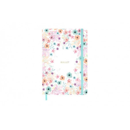 Libreta A5 con goma  Bullet journal lola