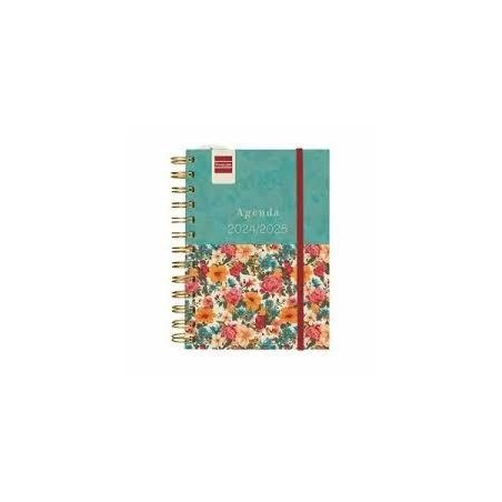 Agenda escolar finocam A6 día página garden 24-25