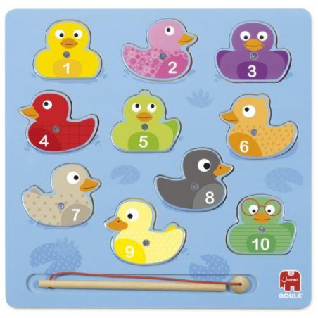 Puzzle magnético pesca patitos