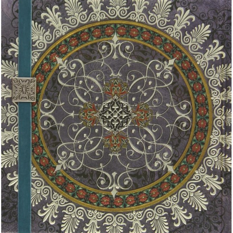 Cuaderno boncahier mandala goma azul