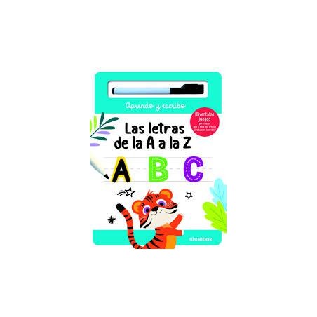 Las letras de la A a la Z