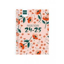 Agenda escolar finocam cool 8º s/v floral 24/25