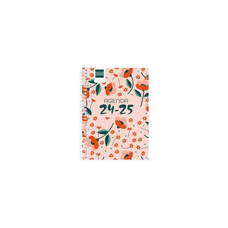 Agenda escolar finocam cool 8º s/v floral 24/25