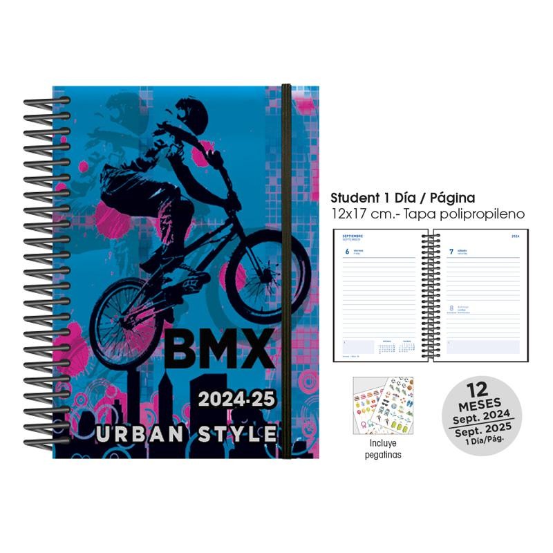 Agenda escolarf senfort 8º día página bmx