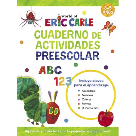 Cuaderno de preescolar pequeña oruga glotona
