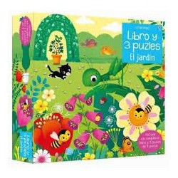 El jardín. Libro y 3 puzles