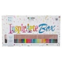 Estuche 40 lápices de colores inspirarte box