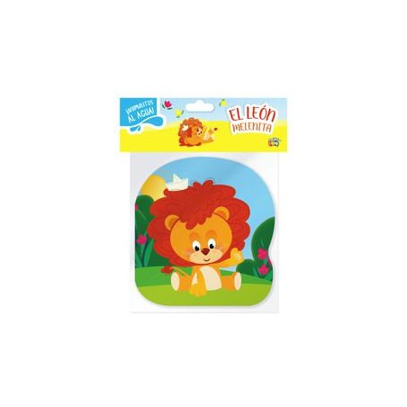 Leon melenita  animalitos al agua