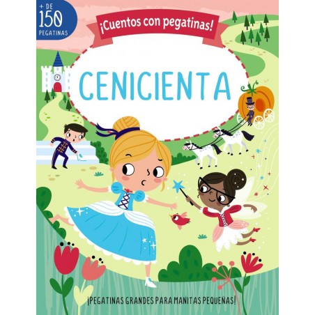 ¡Cuentos con pegatinas  Cenicienta