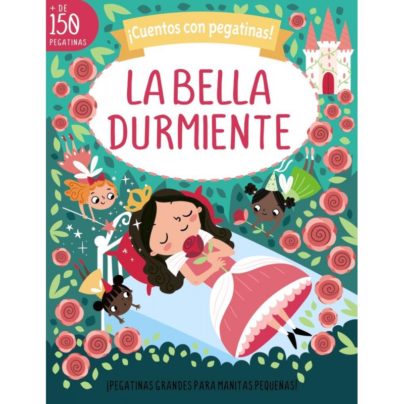 ¡Cuentos con pegatinas  La bella durmiente