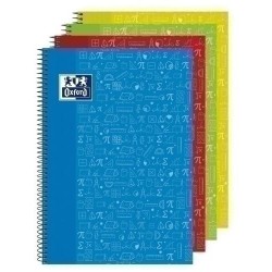 Block oxford school asignaturas sociales 4x4