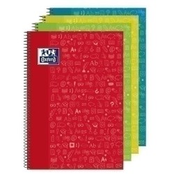 Block oxford school asignaturas lengua 4x4