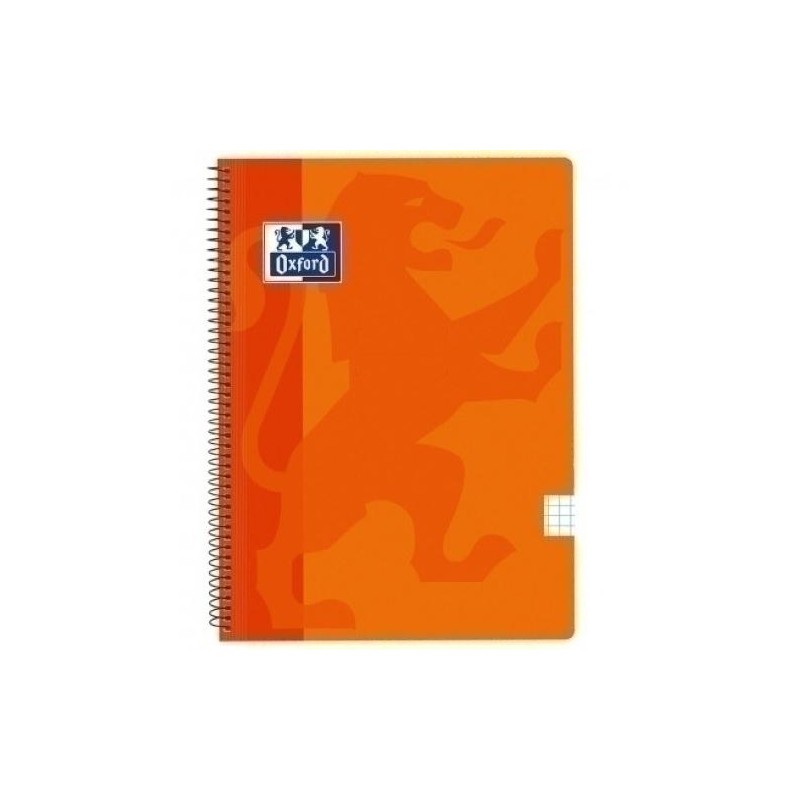 Bloc oxford school tapa pp cuadricula 5x5 naranja Bloc oxford school tapa pp cuadricula 5x5 naranja