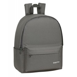 Mochila safta para portatil basics gris humo